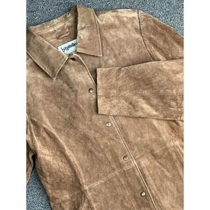 Bagatelle Brown Suede Leather Jacket Women’s SZ 10